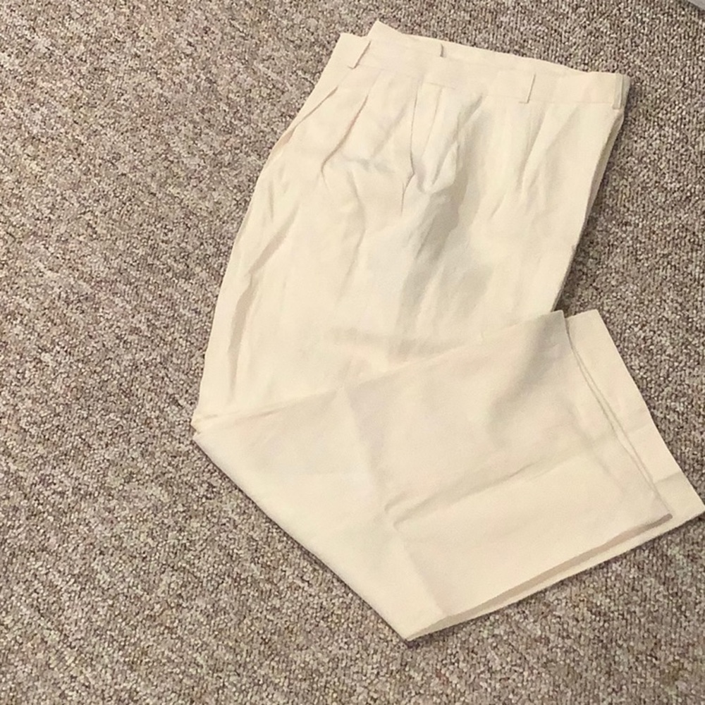 Neiman Marcus Linen Pants
